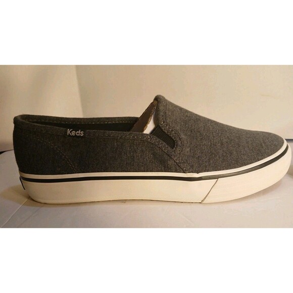 Keds Double Decker Heather Gray Womens 7.5M New In Box SUPER CUTE - Picture 7 of 16